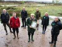 Official presentation of National Nature Reserve status to the Pebblebed Heaths